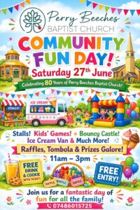 Perry Beeches Baptist church Fun Day 
